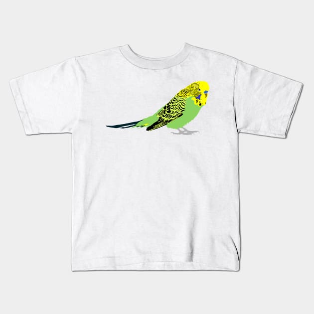 Budgie Kids T-Shirt by stargatedalek